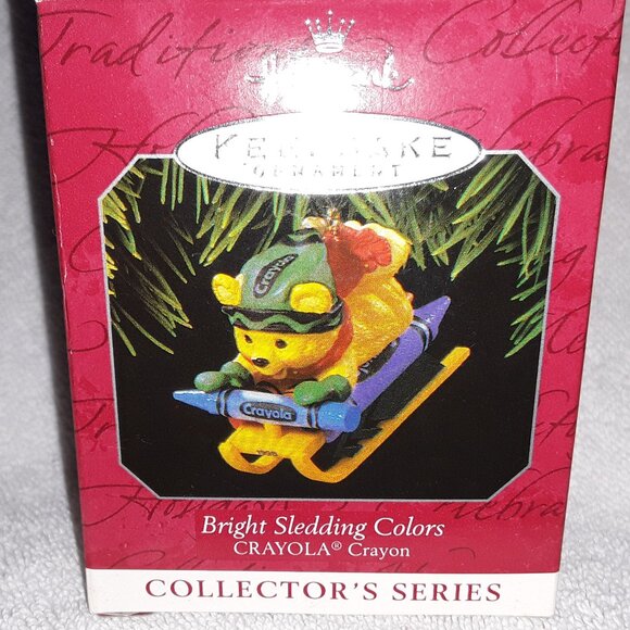 Hallmark Bright Sledding Colors, Crayola Crayon Series, 1998 - Picture 4 of 4